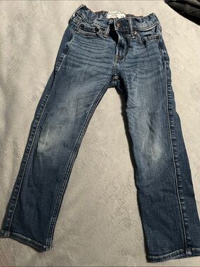 abercrombie kids Blue Washed Straight Jeans